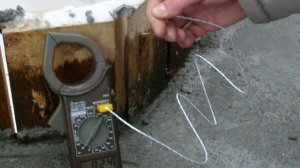 Проверка температуры на поверхности бетона