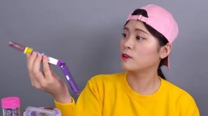 Purple Food Dessert Ice cream Mukbang DONA