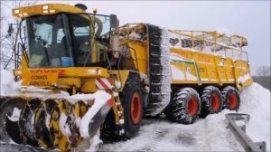 Уборка снега в европе как убирают снег в европе Cleaning snow Europe Norway