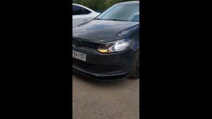 VW Polo модернизация света, дхо в поворотник, LED ближний дальний