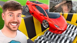 Lamborghini vs. Измельчитель - Реакция на MrBeast (Мистер Бист)