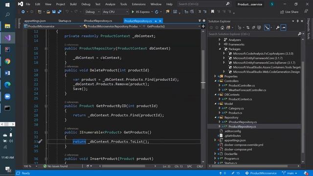 Sample Microservice using ASP.NET Core and running in Docker Container смотреть онлайн