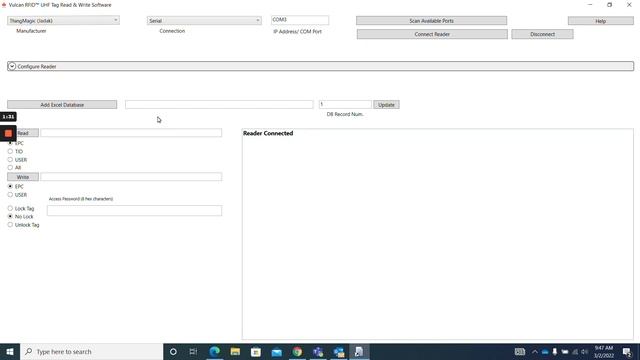 Encoding RFID Tags with the Vulcan RFID UHF Tag Read & Write Software смотреть онлайн