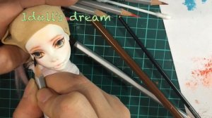 Как сделать ООАК кукле Монстер Хай Monster High.  How to make a OOAK doll a Monster High