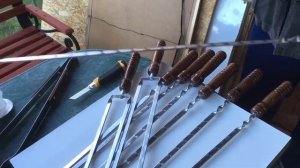 Шампура Половник Шумовка Нож для шампуров