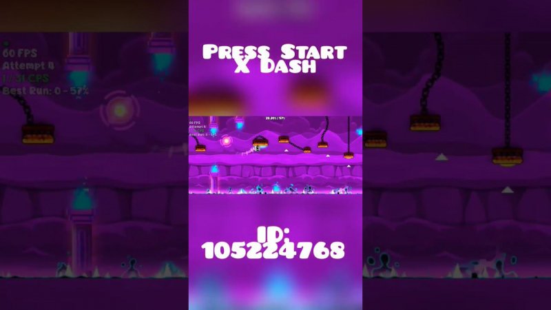 PRESS START X DASH В Geometrt Dash | КРУТЫШ #рекомендации #geometrydash #gd #гд