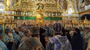 Торжество в Почаевской Лавре (Величание Почаевской иконе Богородицы)