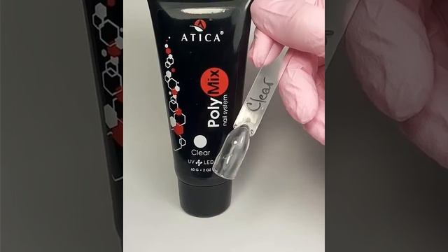 Акрил-гель (Полигель) Atica - Polymix Clear