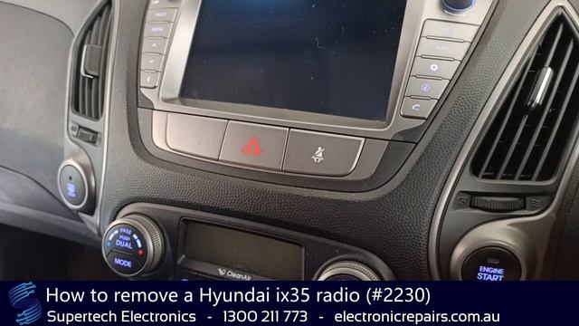 How to remove a Hyundai ix35 radio (#2230) смотреть онлайн
