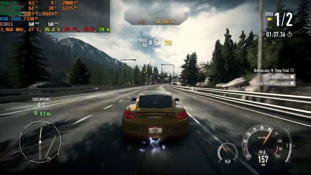 ASUS TUF A15 RTX 3070 Need for Speed Rivals 60fps смотреть онлайн