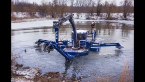 НЕОБЫЧНАЯ ТЕХНИКА для очистки водоёмов.