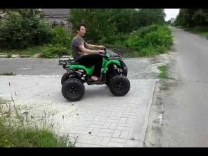 Электро Квадроцикл из бензинового