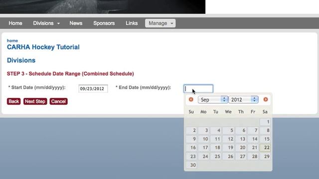 CARHA Hockey Schedule Tutorial - Multiple Divisions смотреть онлайн