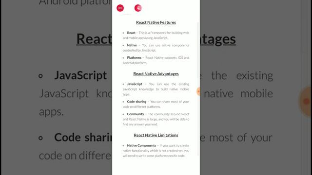 ReactNative Tutorial