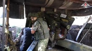 💥 Артиллеристы накрыли замаскированный минометный расчет ВСУ севернее Работино в Запорожской област
