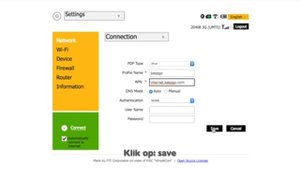 APN instellen 'Beeline'