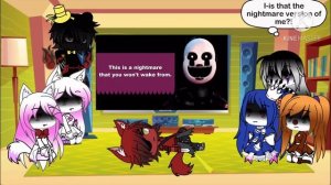 Fnaf react to(Fnaf Voice lines)