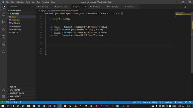 Notepad Web Application in PHP CRUD AJAX For beginners URDU HINDI | Lesson 02 by CodingSides смотреть онлайн