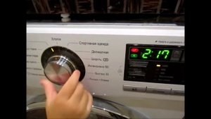 Тест Cтиральной машины LG 6 Motion.Защита от детей/Set water washing machine LG 1296ND3