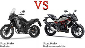 Honda CB 400 X vs Kawasaki Z 250 SL Test specification comparison