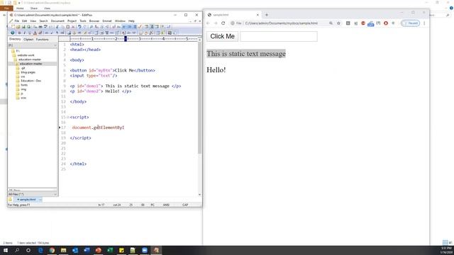 Part 2- What is DOM (Document Object Model)? How to write a JavaScript program?