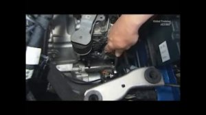 Замена стартера. Replacement starter Mercedes-Benz A-Class.