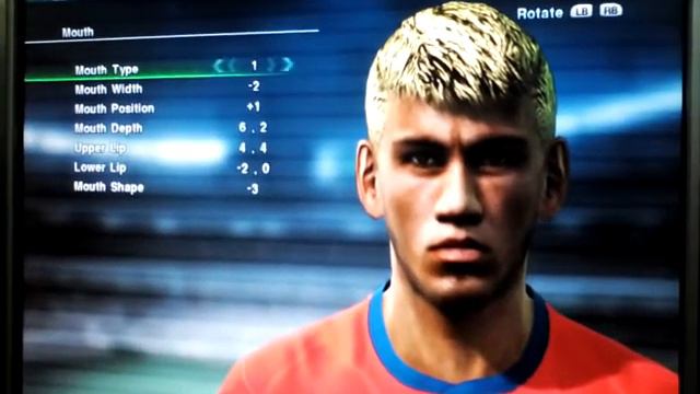 How to make neymar in pes 2011 pro evoulotion soccer смотреть онлайн