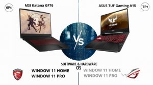 ASUS TUF Gaming A15 (2022) VS MSI Katana GF76 - 12U (2022)