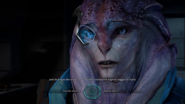 Mass Effect Andromeda: Jaal makes gifts for the squad смотреть онлайн