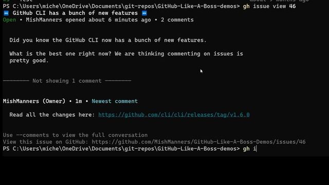 GitHub Changelog, CLI updates Part 2. How to comment on issues and pull requests смотреть онлайн