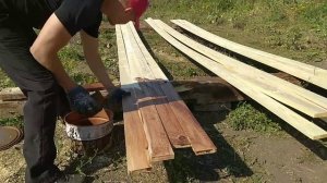 Горизонтальный ЗАБОР из доски (монтаж).