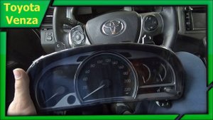 Снимаем панель приборов Toyota Venza