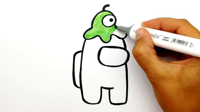 Как нарисовать Амонг Ас персонажей | Among Us Рисунки для срисовки