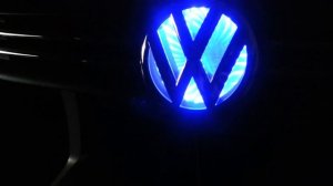 Подсветка шильдика VW