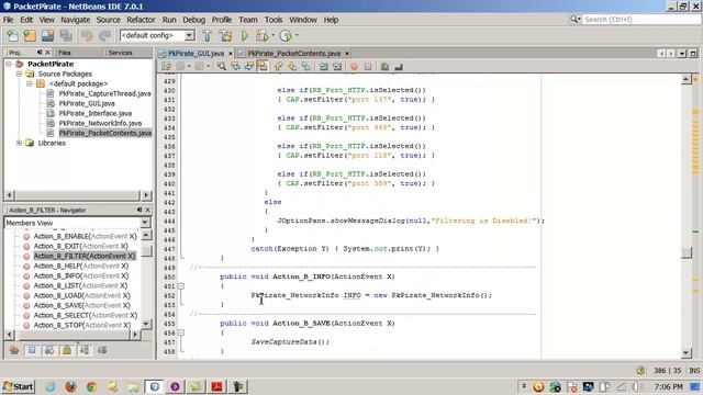Java - Using Jpcap to create JAVA applications that capture network traffic. смотреть онлайн
