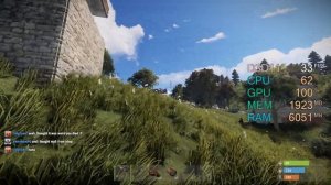 AMD Radeon RX 560 -- Intel Core i3 4160 -- Rust FPS Test