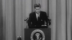 JFK - John F. Kennedy - First Satellite Launch