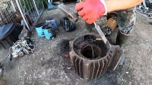 МЕДЬ ИЗ МОТОРА ВЕСОМ 100 кг. Простой и Экологичный способ разборки!