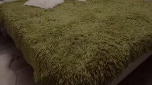 Плед травка с длинным ворсом