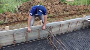 Монолитная железобетонная фундаментная плита с ребрами в верх. ЧАША с ростверком. "СВ-Фундамент"