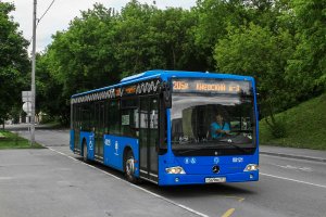 Поездка на автобусе №08121 Временный маршрут 039 м. Университет - Даниловский р-к Москва