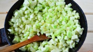 Кабачковая икра кусочками