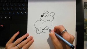 РИСУЕМ ВИННИ - ПУХА//DRAW Winnie - Pooh