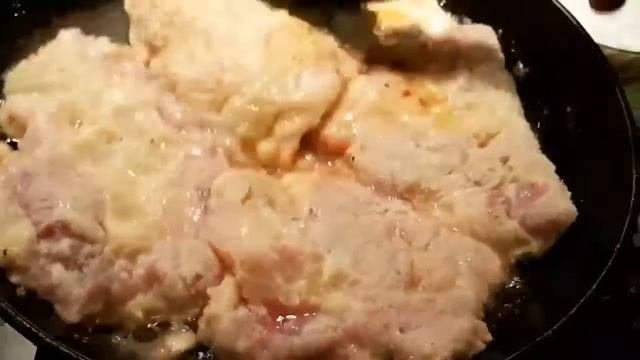 Быстрый и вкусный ужин для семьи!Эскалоп из свинины и цветная капуста в кляре смотреть онлайн