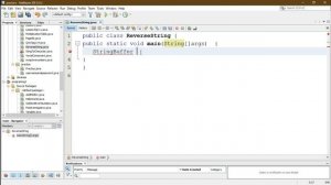 How to Reverse a String in java  by the use of StringBuffer Object.