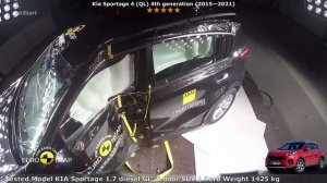 Kia Sportage crash test (3 4 5) All crash tests Euro NCAP