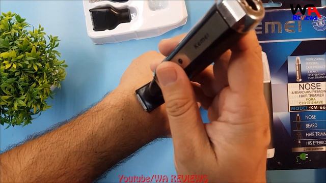 Kemei KM-6630 4 in 1 Hair Trimmer/ Clipper Review & Unboxing смотреть онлайн