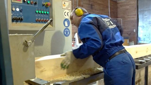 Завод по производству клееного бруса компании КАДРИН