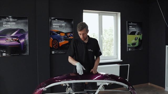 Lesson 11 Wrapping front bumper on Mini Cooper S with Gloss metallic смотреть онлайн