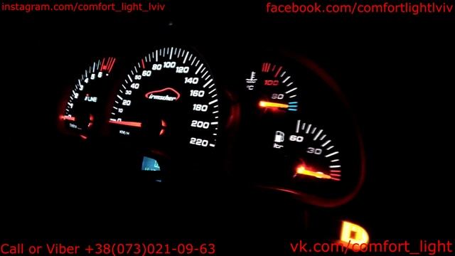 "COMFORT LIGHT" Пересвет/тюнинг приборных панелей. Opel Vectra B (RGB) смотреть онлайн